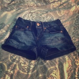 Juniors jean shorts.